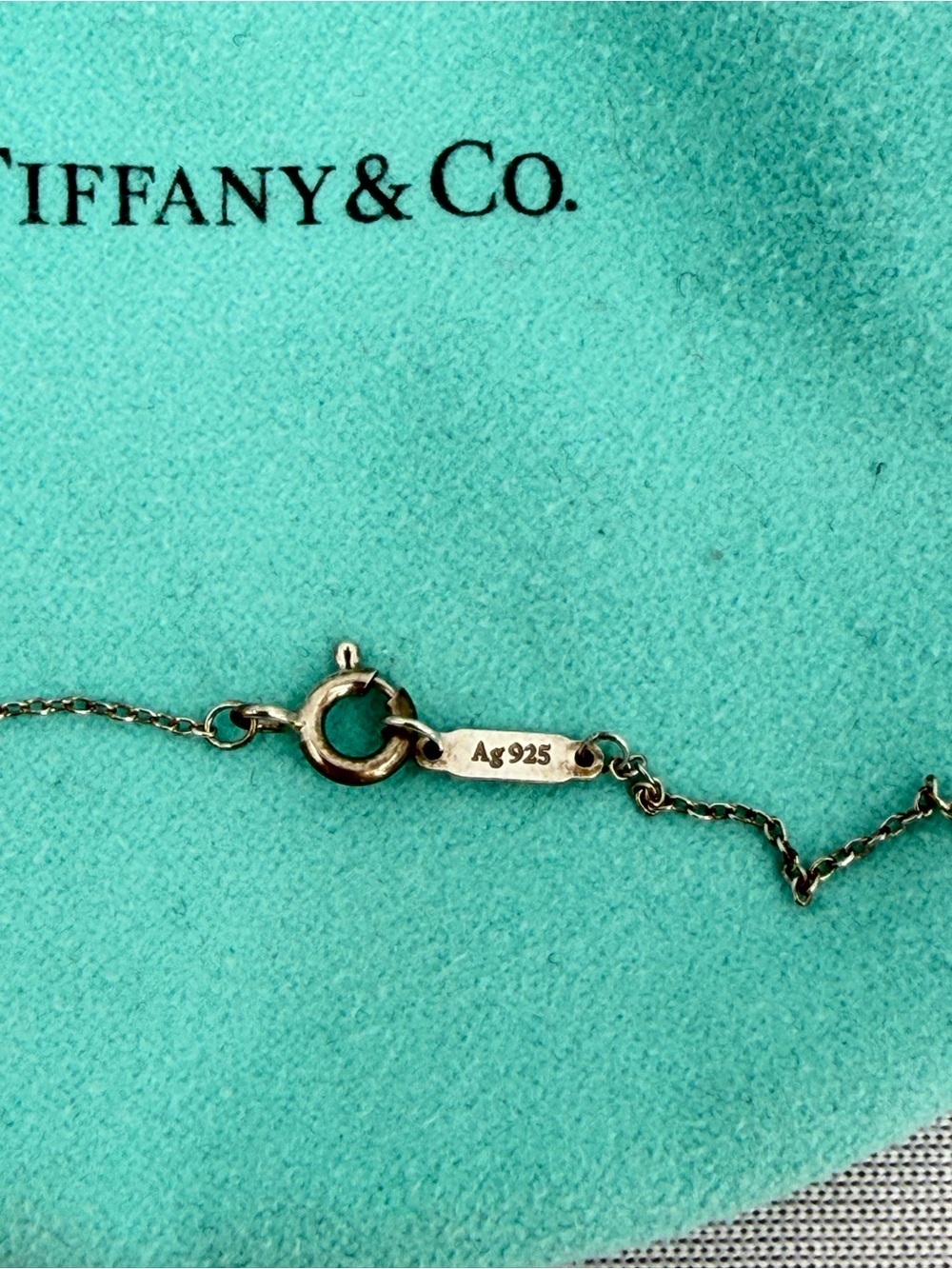 Tiffany & Co Return to Tiffany Heart Tag Pendant Necklace 925 Sterling Silver - Picture 11 of 13